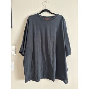 VTG Y2K 90s Distressed 00s STARTER Mens‎ 3X XXXL Embroidered Logo Black T Shirt